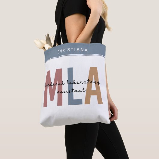 Tote Bag Assistant de laboratoire Médicale MLA personnalisé (De près)