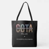 Tote Bag Assistant en ergothérapie certifié COTA (Devant)