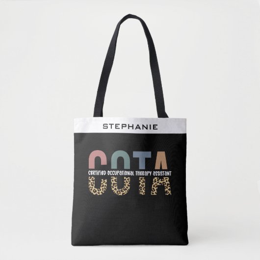 Tote Bag Assistant en ergothérapie certifié COTA (Devant)