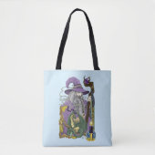 Tote Bag Assistant Imaginaire Dragon violet (Devant)