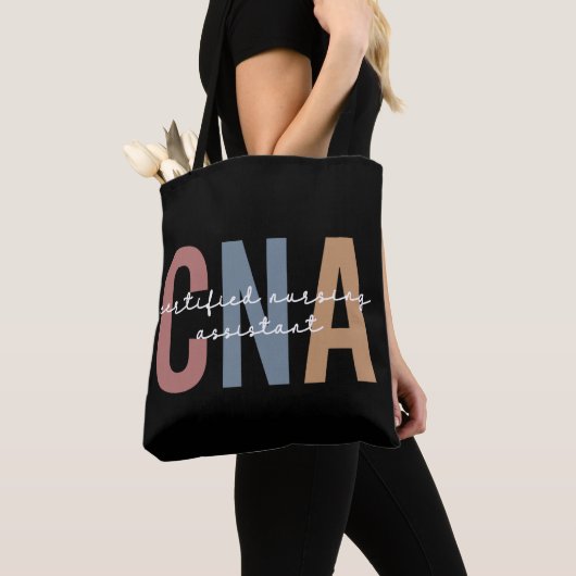 Tote Bag Assistant infirmier certifié CNA Retro (De près)