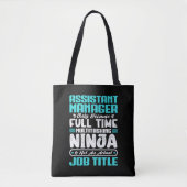 Tote Bag Assistant Manager Job Title professional work Gift (Devant)