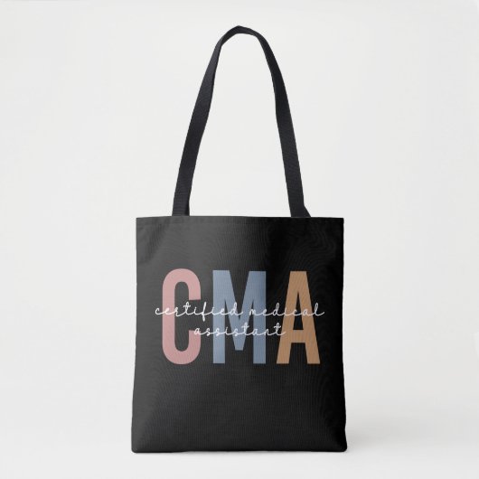 Tote Bag Assistant Médicale certifié CMA  (Devant)