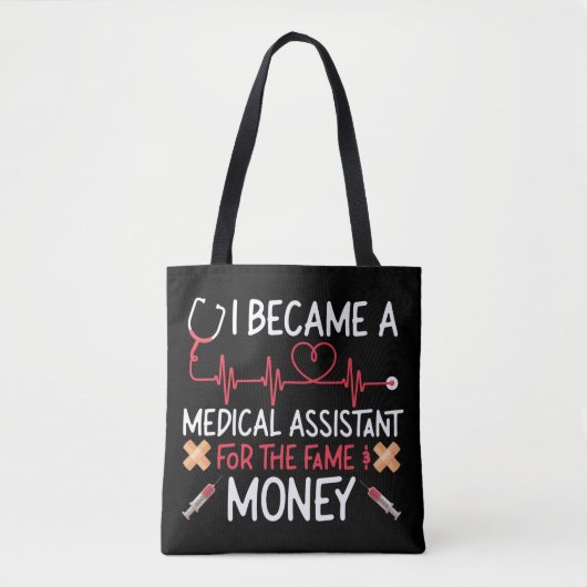 Tote Bag Assistant Médicale Cma I Est Devenu Assistant Médi (Devant)