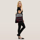 Tote Bag Assistant Médicale Mignonne Infirmière Stop Coeur  (Sur le modèle)