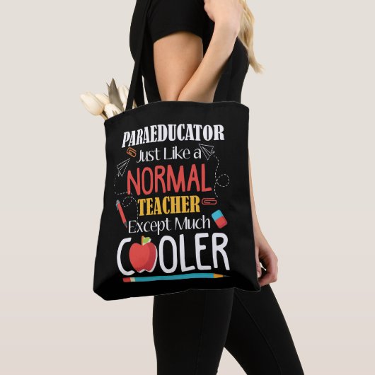 Tote Bag Assistante paraprofessionnelle en classe Paraeducs (De près)