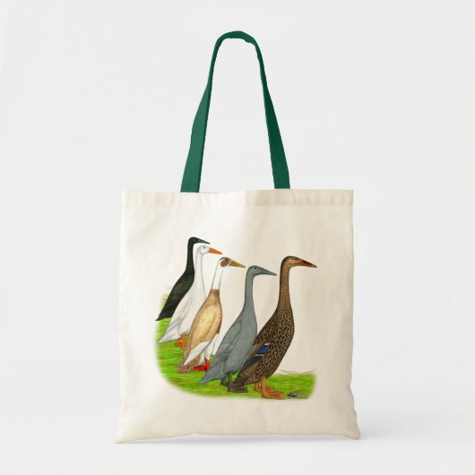Tote Bag Assortiment de canard coureur (Devant)