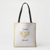Tote Bag Assurance Dorée - Matthieu 6:25 (Devant)