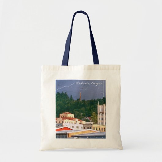 Tote Bag Astoria Oregon Shopping (Devant)