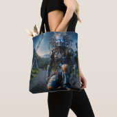 Tote Bag Astral Blue Jeans guerrier (De près)