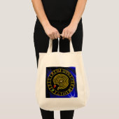 Tote Bag ASTRAL LABYRINTH GOLD ZODIAC CHART Astrologie (Devant (produit))