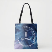Tote Bag Astrologie aquarelle - Gemini (Devant)