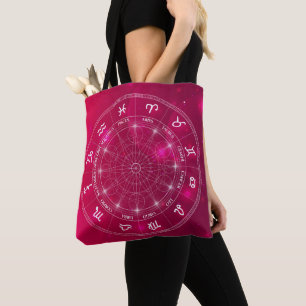 Tote Bag Astrologie moderne Roue cadeau zodiaque