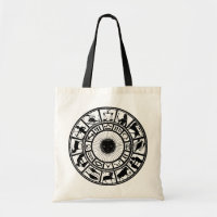 Astrologie vintage Roue Zodiaque