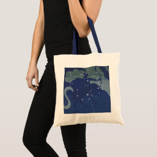 Tote Bag Astrologie Vintage Zodiaque Constellation du Sagit