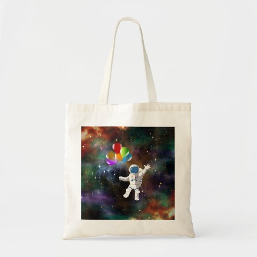 Tote Bag Astronaut avec ballons (Devant)