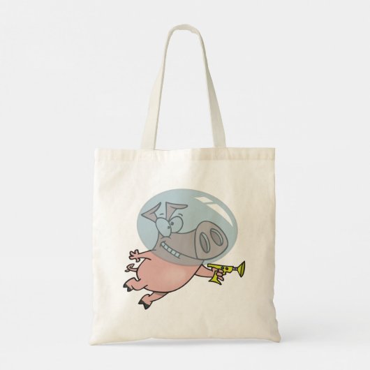 Tote Bag Astronaut De Cochon Spatial Avec Phaser (Dos)