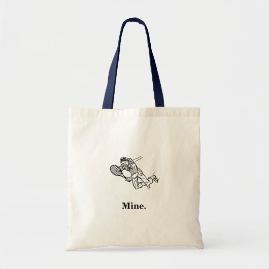 Tote Bag Astronaut Span Joueur de tennis double face (Devant)