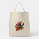 Tote Bag astronaute de panda rouge (Dos)