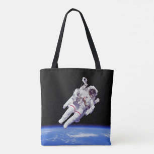 Tote Bag Astronaute Pack Jet Propulsé Marche Spatiale Terre