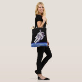 Tote Bag Astronaute Pack Jet Propulsé Marche Spatiale Terre (Sur le modèle)