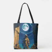 Tote Bag Astronaute sous la porte céleste (Dos)