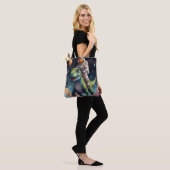 Tote Bag Astronaute sur Dino dans l'espace (Sur le modèle)