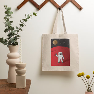 Tote Bag Astronaute Sur Mars