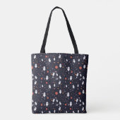 Tote Bag astronautes du dessin animé (Dos)