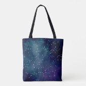 Tote Bag Astronomie de la carte du ciel (Dos)