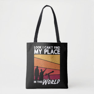 Tote Bag Astronomie Je ne peux pas trouver les étoiles spat