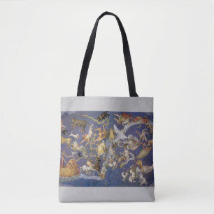 Tote Bag Astronomie Vintage Fresque des Constellations Céle