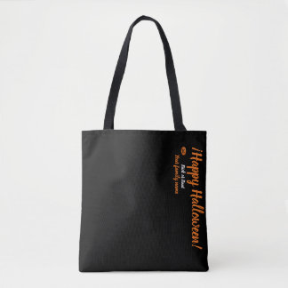 Tote Bag astuce ou régal, nom personnalisé, joyeux hallowee