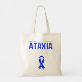 Tote Bag Ataxia Warrior Blue Ribbon Mal Coordination A (Dos)