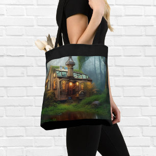 Tote Bag Atelier sur la rivière Steampunk