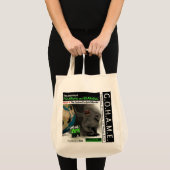 Tote Bag Attaque du monstre d'empreinte de pas de carbone (Devant (produit))