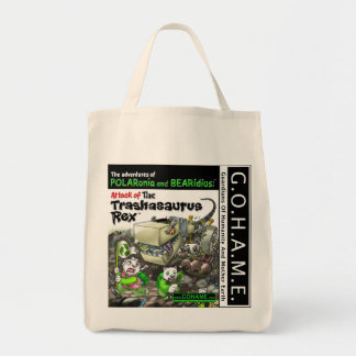 Tote Bag Attaque du Trashasaurus Rex