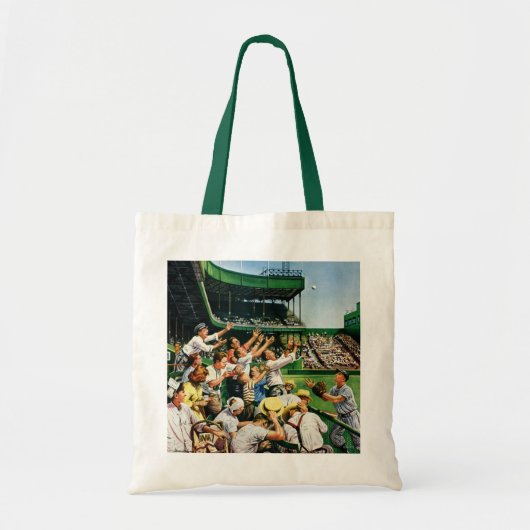 Tote Bag Atteindre la balle de course à domicile (Devant)