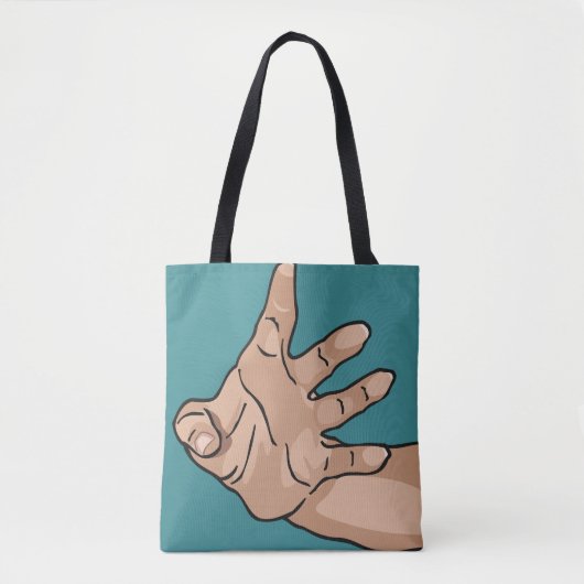 Tote Bag Atteindre la main (Devant)