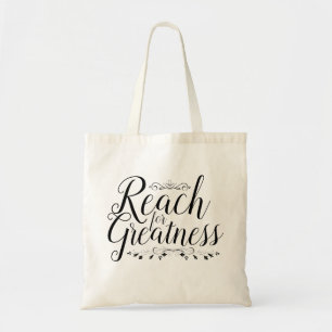 Tote Bag Atteindre pour la calligraphie de grandeur
