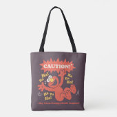 Tote Bag Attention Elmo qui rit à l'approche (Dos)