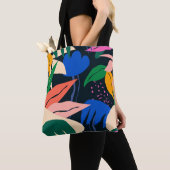 Tote Bag Attention motif tropical Getter (De près)
