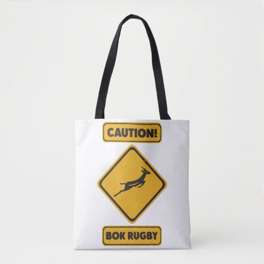 Tote Bag Attention - SpringBoks traversant (Devant)