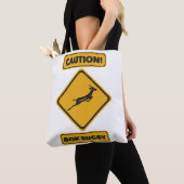 Tote Bag Attention - SpringBoks traversant (De près)