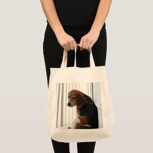 Tote Bag attitude de beagle (Devant (produit))