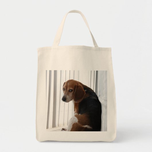 Tote Bag attitude de beagle (Devant)
