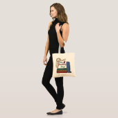 Tote Bag Attraper la lecture Bug Cute School Library Livres (Devant (modèle))
