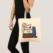 Tote Bag Attraper la lecture Bug Cute School Library Livres (Devant (produit))