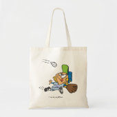 Tote Bag Attraper Un Baseball (Devant)