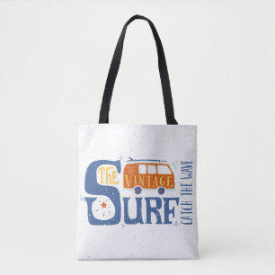 Tote Bag Attrapez l'affiche de vague
